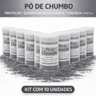 Kit com 10 Unidades Pó de Chumbo Proteção Defesa Espiritual Quebra de Demandas