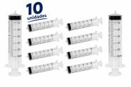 Kit com 10 unidades Seringa 60mL Luer Slip Sem Agulha -Medix