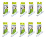 Kit Com 10 Unidades Termômetro Digital G-tech Th1027 Branco