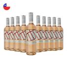 Kit com 10 Vinhos Chilenos Rosé Carmenere 750ml Cuentos del Fuego