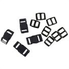 Kit com 100 Fechos e 200 Reguladores 10MM