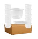 Kit Com 100 Potes Tampa Lacre Bpa Free 1000ml