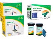 Kit com 100 Tiras Para Glicose G423 e 50 Microlancetas Bioland