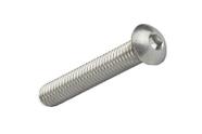 KIT com 100 unidades de Parafuso Tipo Allen com Sextavado Interno Cabeça Abaulada Inox ISO 7380