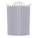 Kit com 100 Velas Palito Branca de Parafina Pura 13,5 cm