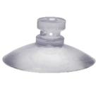 Kit com 100 Ventosas de 25mm em Silicone Pvc com Furo na Lateral e Topo
