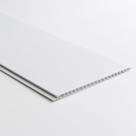 Kit com 108m² de Forro de Pvc Duplo Frisado 8mm X 20cm X 3m Belplast Kit com 108m² de Forro de Pvc Duplo Frisado 8mm X 20cm X 3m Belplast