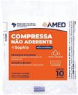 kit com 10uni Compressa não Aderente SOPHIA Não Estéril Com 10 Unidades