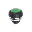 KIT COM 10X BOTÕES SEM TRAVA A PROVA D'AGUA 12mm - VERDE KIT COM 10X BOTÕES SEM TRAVA A PROVA D'AGUA 12mm - VERDE