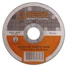 Kit com 10x discos de corte inox 115 x 1,0 x 22,2 - mega
