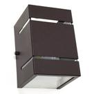Kit com 12 Arandelas 2 Focos C/ Frisos E Facho Marrom Externa Parede Muro St327