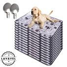 Kit com 12 Banheiro para Cães Tecido Ecológico 100x70 Jornal com ganchos - 200 Lavagens Quality