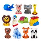 Kit Com 12 Brinquedos De Vinil Para Bebê - A