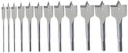 Kit Com 12 Brocas Chatas Para Madeira - Fertak