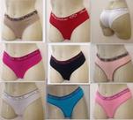 Kit com 12 Calcinha Algodão Tanga Morena Faceira Kit com 12 Calcinha Algodão Tanga Morena Faceira