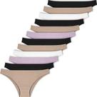 Kit Com 12 Calcinhas Trifil Sem Costura Microfibra Feminina (CK4404)