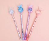 Kit Com 12 Canetas Gel Borboletas Glitter CO02