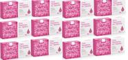 Kit Com 12 Ceras Quente Depilatórias Depilflax Rosa 1kg