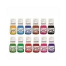 Kit com 12 cores de Corante liquido Mix - 10ml