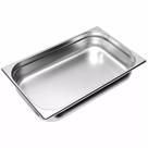 Kit Com 12 Cubas Gn Gastronômicas Rechaud Buffet Inox 1 por 1 x 100 mm De Profundidade