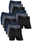 Kit com 12 Cuecas Boxer Basic Poliéster sem Costura Confortável Leve RP