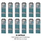 Kit com 12 cx de laminas enox super duplo fio com 480 unid