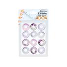Kit Com 12 Discos Marmore Para Cadernos 2,6mm