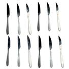 Kit com 12 facas de churrasco star gp081 cxm 300 em aço inox