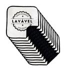 Kit com 12 Fraldas de Câes p/Chão 45x45 Branco com borda Preta 200 Lavagens - Alta Absorção