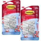 Kit com 12 Gancho Adesivo Command Mini ATE 225G 3M