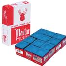Kit Com 12 Giz de Sinuca Profissional Premium Master Azul - Castela