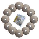 Kit com 12 Lâminas Circular para Estilete Seller LPC-401 28 mm Aço Carbono Corte preciso, artesanato