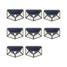 Kit com 12 Luzes Solares Externas 100 LEDs - Sensor de Movimento 270° Kit com 12 Luzes Solares Externas 100 LEDs - Sensor de Movimento 270°
