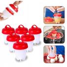 Kit com 12 Mini Potes para Cozinhar Ovos em Silicone Cozinha