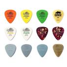 Kit com 12 Palhetas Dunlop Tortex Sortidas