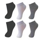 Kit Com 12 Pares De Meias Infantil Juvenil Unissex