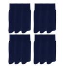 Kit Com 12 Pares De Meias Social Mash Poliamida Longa Canelada