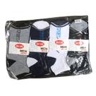 Kit com 12 Pares de Meias Unissex Alta Qualidade Conforto e Maciez