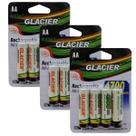 Kit Com 12 Pilhas Baterias AA Recarregável de 4700mAh Kit Com 12 Pilhas Baterias AA Recarregável de 4700mAh