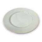 Kit Com 12 Pratos De Sobremesa Branco 20cm Porcelana