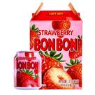 Kit com 12 Sucos Morango Coreano Bonbon Lata 238ml