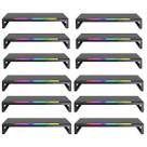 Kit com 12 Suportes Base para Monitor RGB Ajustável Bright