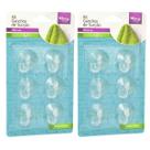 Kit com 12 Suportes ganchos de Sucção Ventosa Silicone