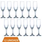 Kit Com 12 Taças De Vidro RIOJA CHAMPAGNE 180ml Cristal Luxo Kit Com 12 Taças De Vidro RIOJA CHAMPAGNE 180ml Cristal Luxo