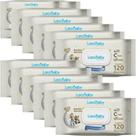 Kit Com 12 Toalha Umedecida Lara Baby Premium Recém Nascido RN 120 Unidades Total 1440
