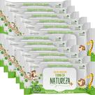 Kit Com 12 Toalha Umedecida Turma da Natureza 100 Unidades Total 1200