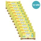 Kit Com 12 Toalhinhas Umedecidas Bob Esponja 100 Uni