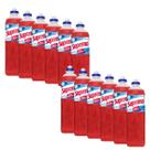 Kit Com 12 Unidades Detergente Lava Louça Suprema 500ml Aroma Frutas Vermelhas