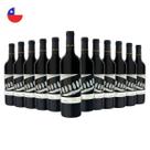 Kit com 12 Vinhos Chilenos Tinto Seco Cabernet Sauvignon Cuentos del Fuego 750ml