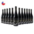 Kit com 12 Vinhos Chilenos Tinto Seco Pinot Noir Reserva Cuentos del Fuego 750ml